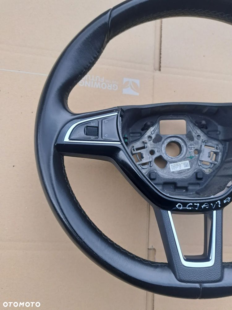 Skoda Octavia III kierownica multifunkcyjna 5E0419091BQ Kariq Kamiq Skórzana - 2