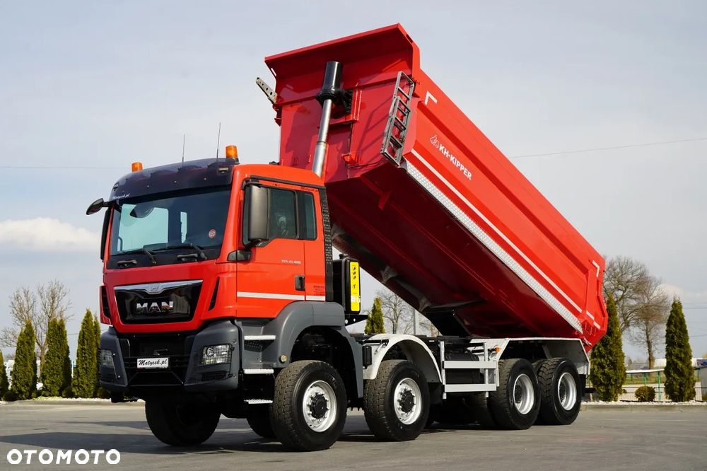 MAN TGS 41.480 / 8X8 / WYWROTKA TYLNOZSYPOWA / KH KIPPER / AUTOMAT / EURO 6 - 2
