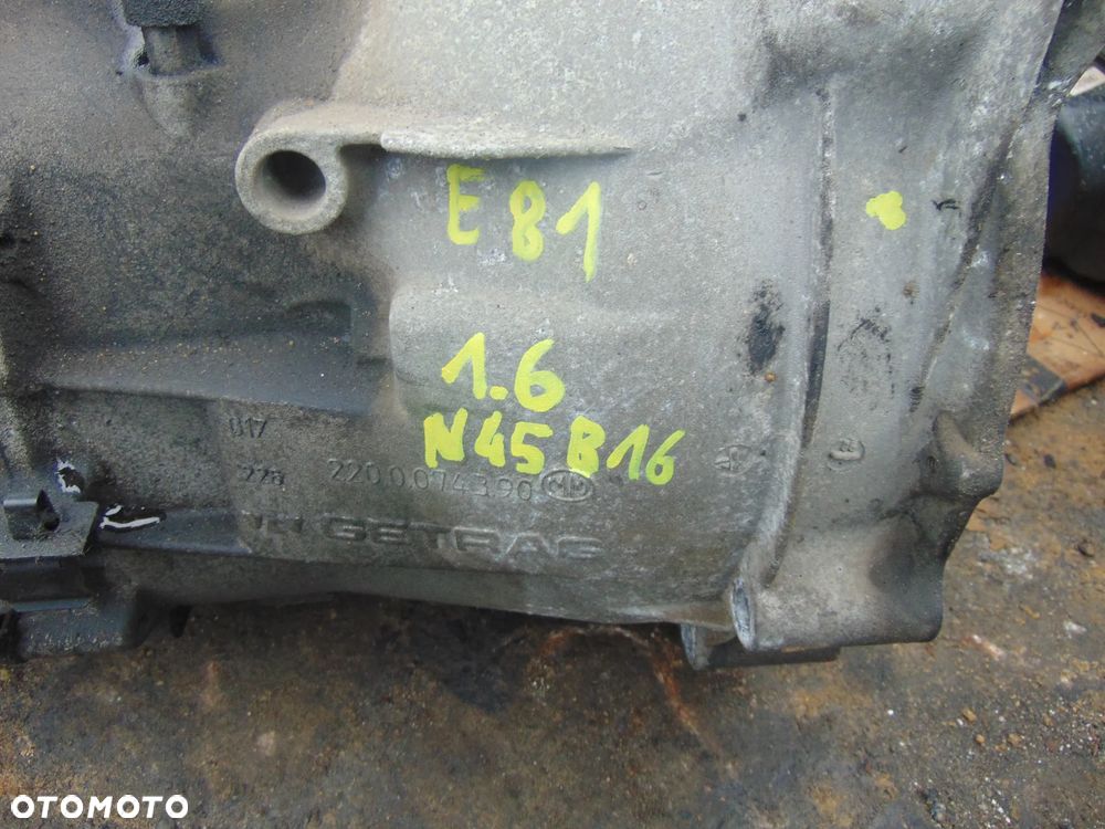 skrzynia biegów BMW N45b16 E87 2200074390 - 2