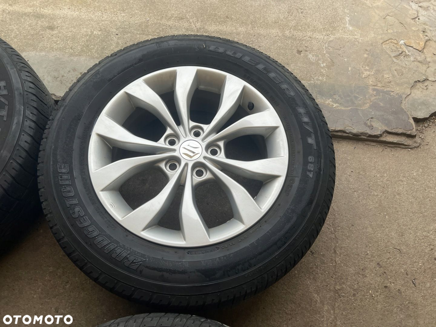 KOMPLET FELG FELGI ALU SUZUKI SX-4 SX4 VITARA 17 5X114,3 ET45 ORYGINALNE - 5