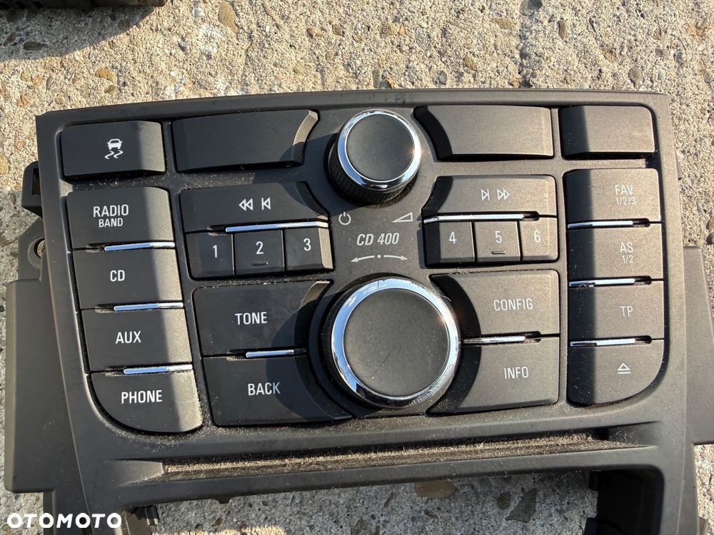 OPEL MERIVA B radio wyświetlacz panel radia 23210021 CD400 - 3