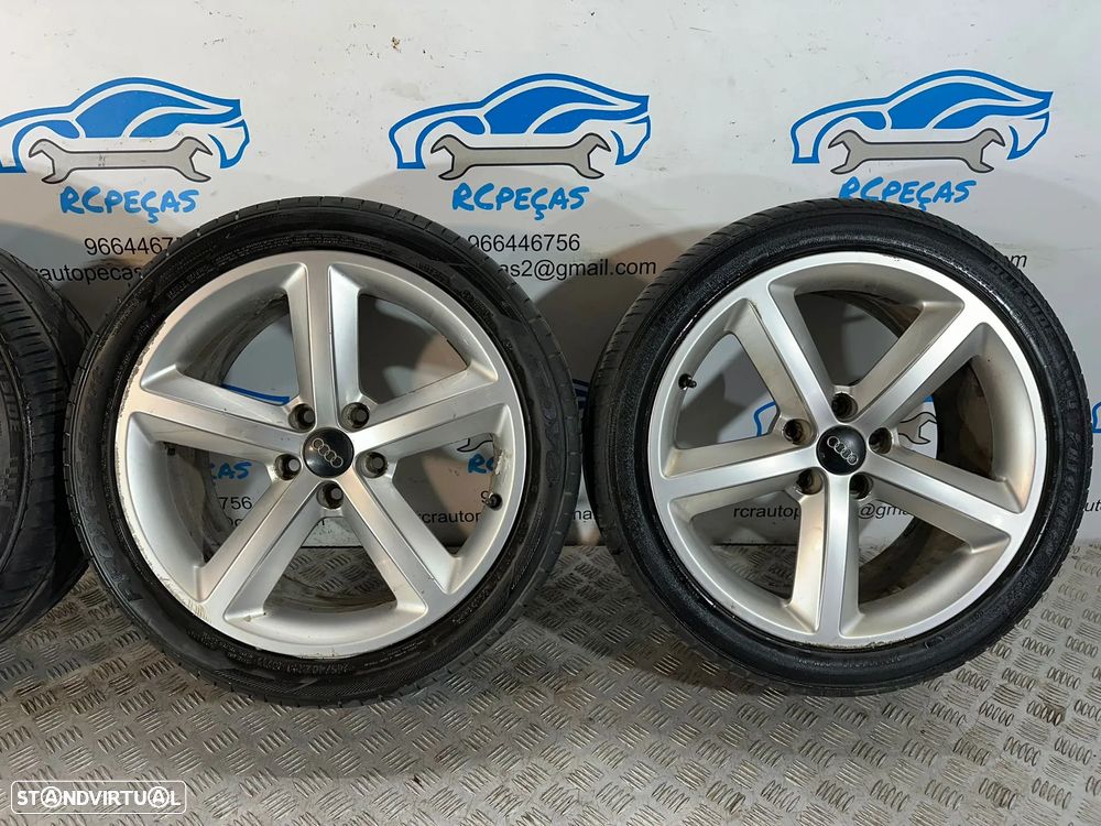 .Conjunto Jantes 18 Audi S-line A4 B8 5x112 8J ET47 8K0801025Q - 4