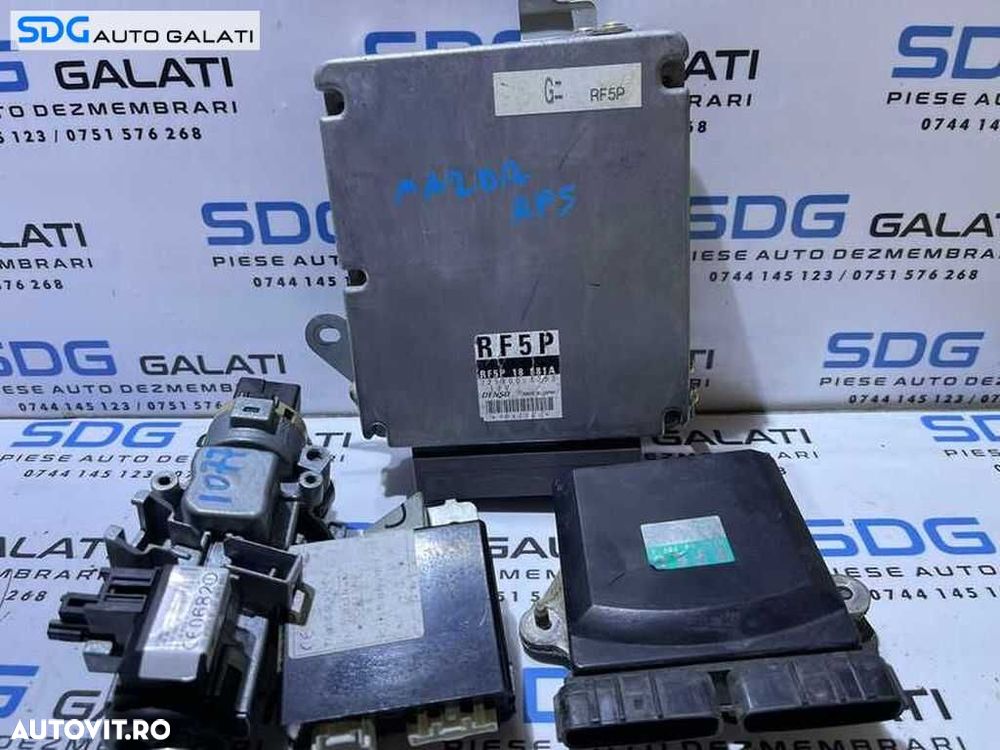 Kit Pornire ECU Calculator Motor Cip Cheie Imobilizator Mazda 6 2.0 D RF5 RF5C 2002 - 2008 Cod 131000-1241 275800-6252 - 1