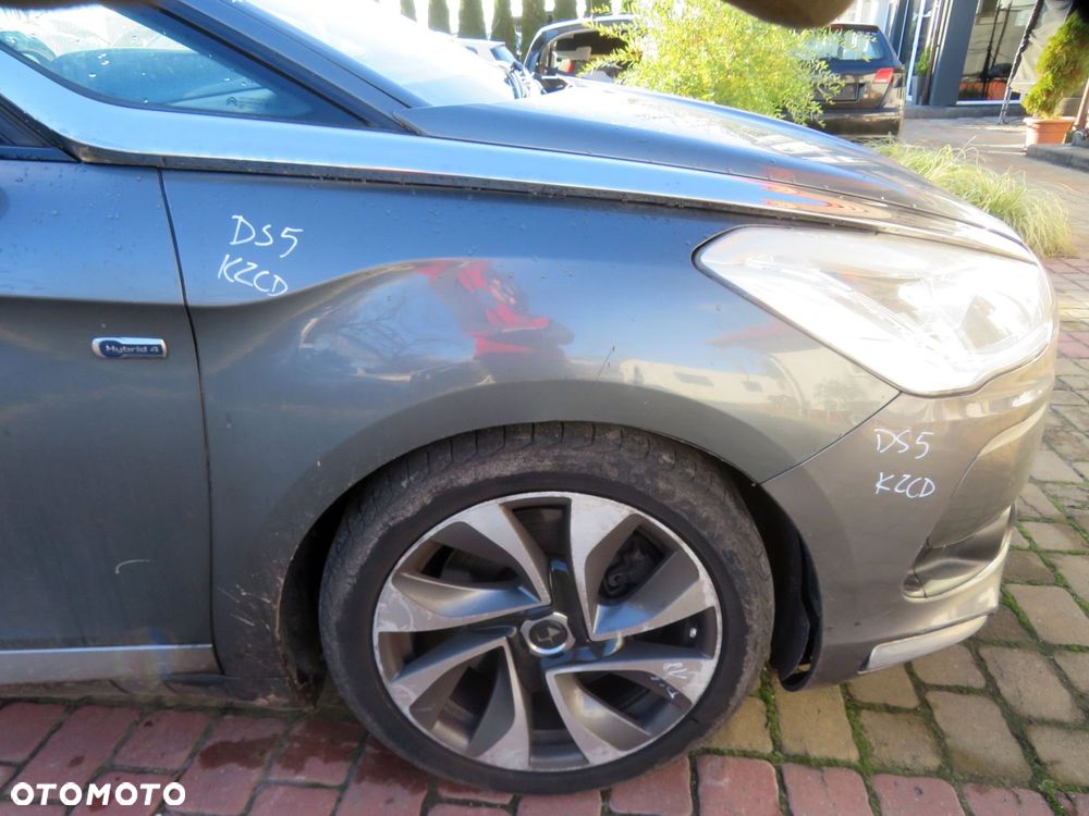 MASKA ZDERZAK BŁOTNIKI LAMPY DS5  KZCD  CITROEN 2011-2015 SZARY GALENA PRZÓD KOMPLETNY - 13