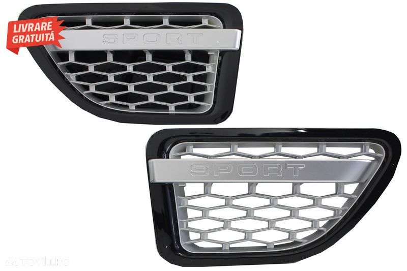 Ansamblu Grila Centrala si Grile Laterale Land Range Rover Sport L320 (2005-2008) - livrare gratuita - 5