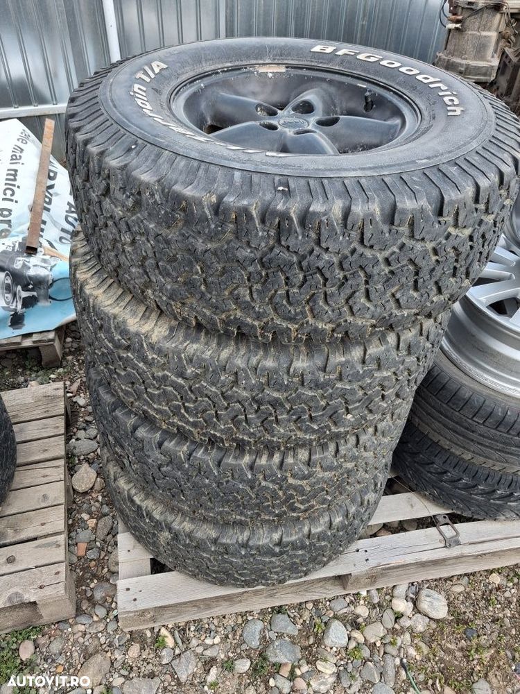 Jante jeep Wrangler cu cauciucuri bfgoodrich at 31x10,5r15 - 1