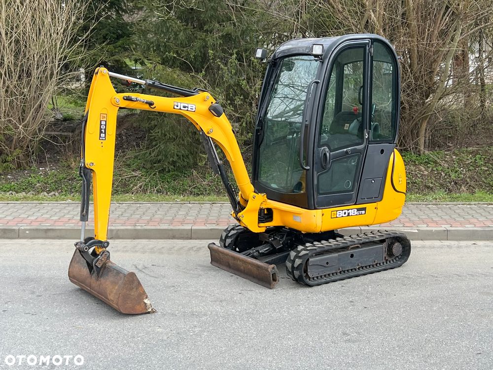 JCB MINIKOPARKA JCB 8018 3 Łyżki Stan IDEALNY - 1