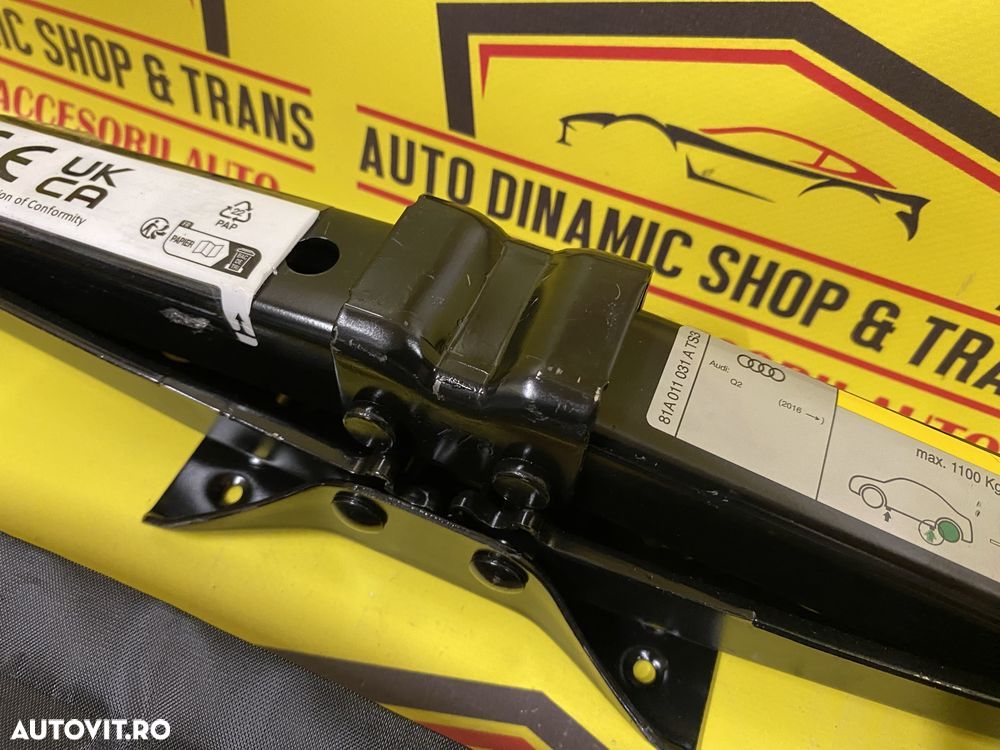 Cric auto OEM kit original Audi Q2 cu coarba manivela husa - 4