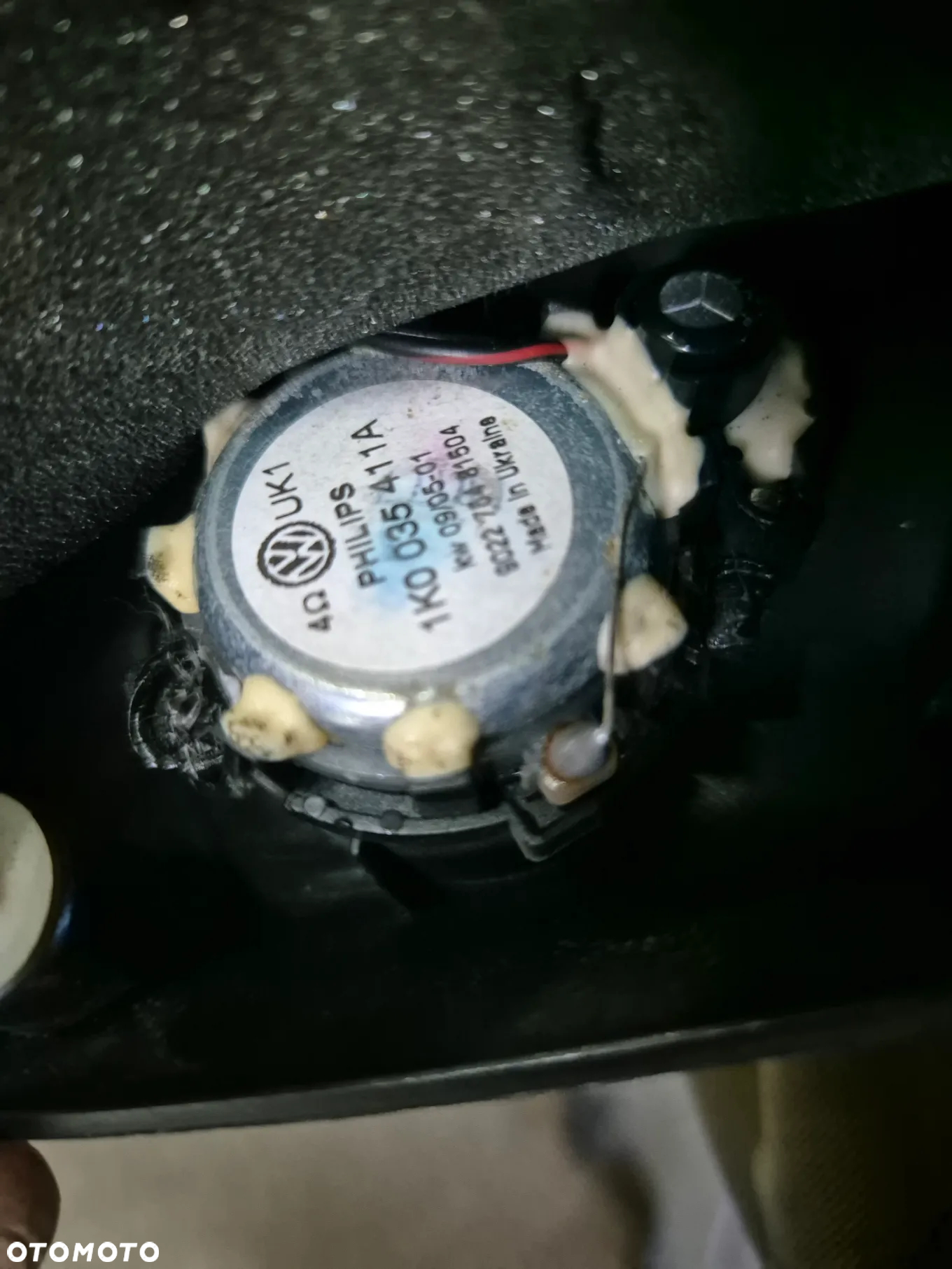 VW GOLF 5 PLUS GŁOŚNIK PRZEDNI GŁOSNIKI PRZÓD WYSOKOTONOWY 1K0035411A WYSYŁKA !!!! - 5