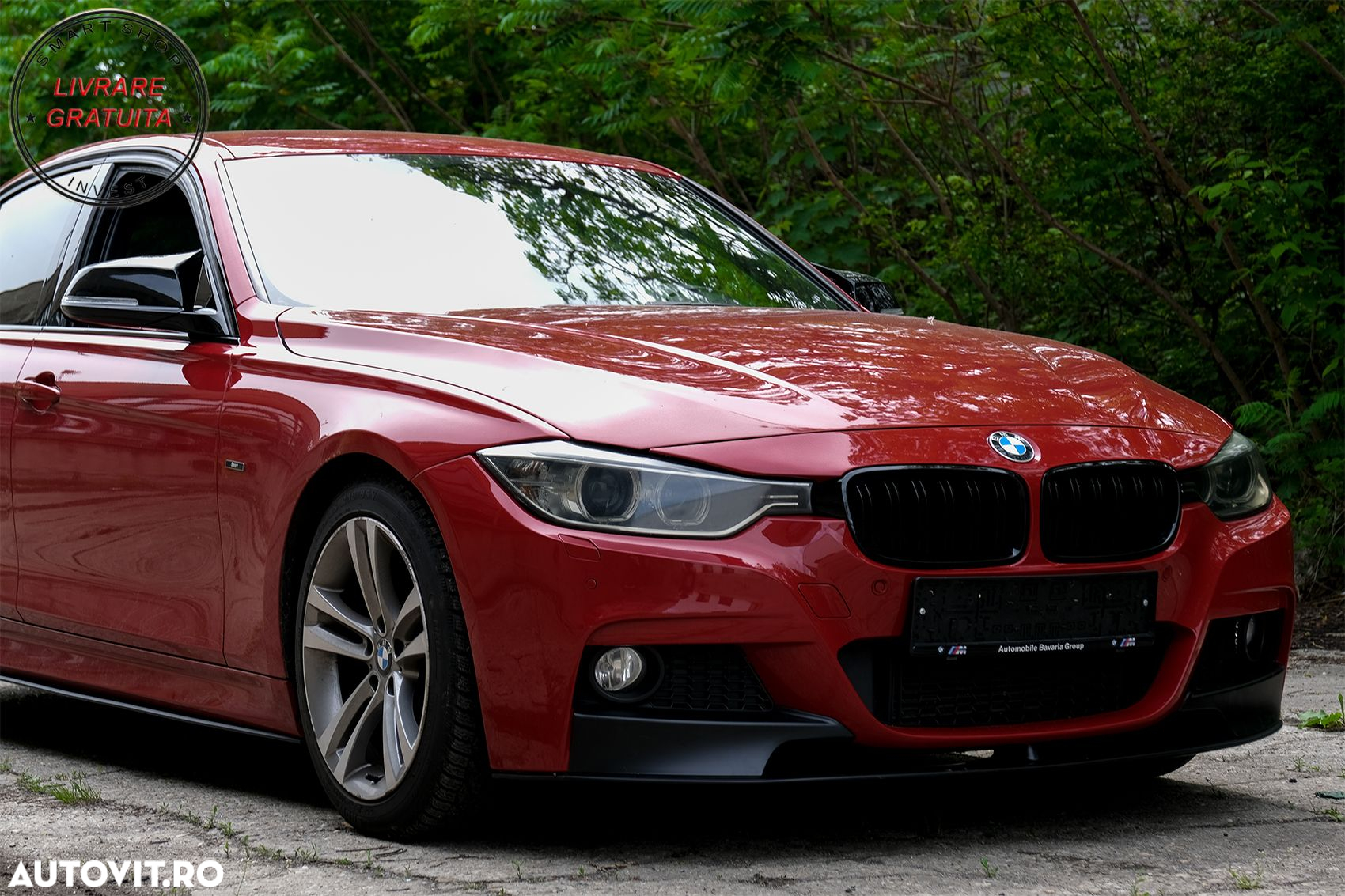 Grile Centrale BMW Seria 3 F30 (2011+) Piano Black M Design- livrare gratuita - 14