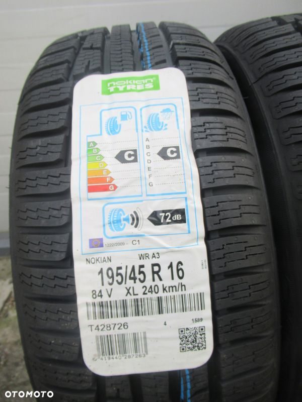 OPONY ZIMA 4szt NOKIAN WR A3 195/45R16 84V XL DEMO - 4