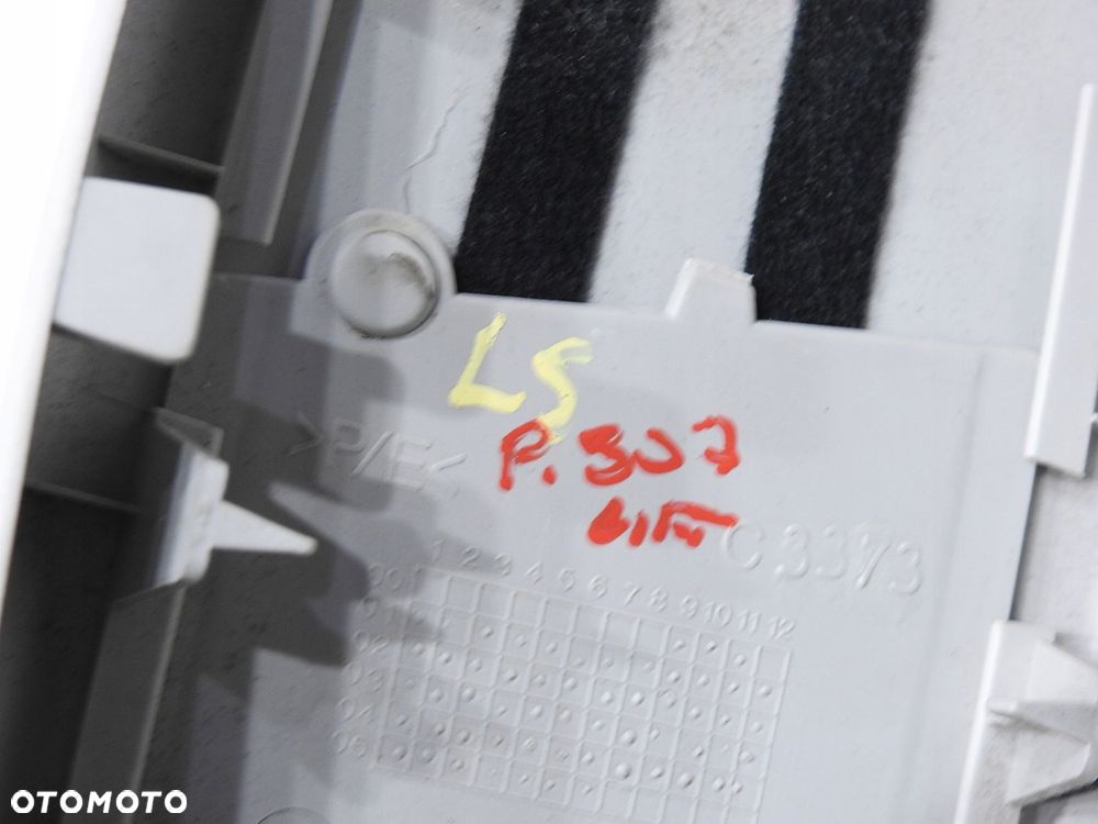 OSŁONA SŁUPKA LEWY ŚRODEK PEUGEOT 307 LIFT - 5