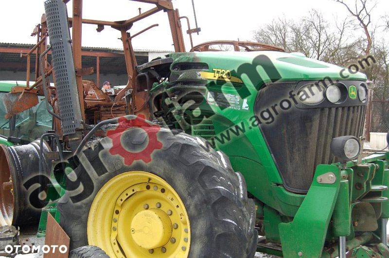 John Deere części używane skrzynia biegów most oś silnik zwolnica kabina koła - 2