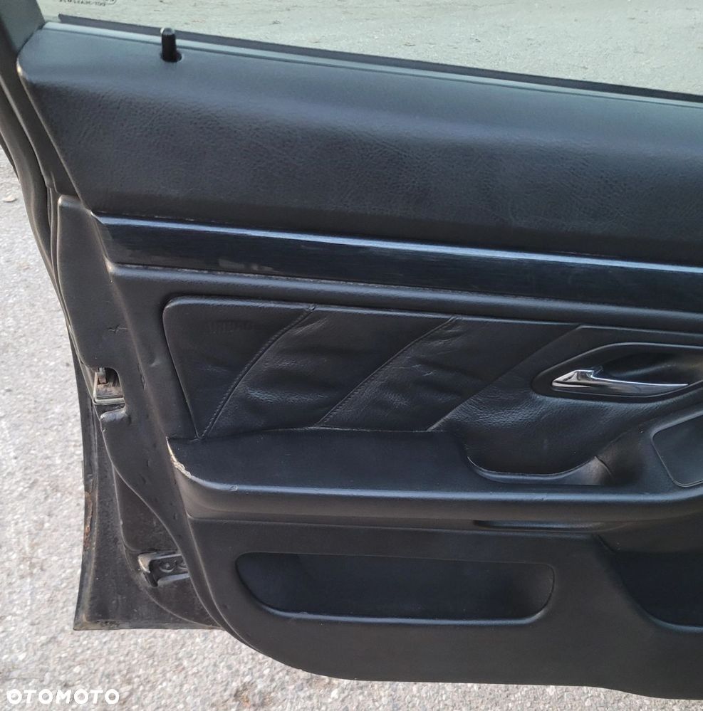 BOCZEK LEWY PRZÓD PRZEDNI BMW E39 EUROPA CZARNA SKÓRA C81 - 2