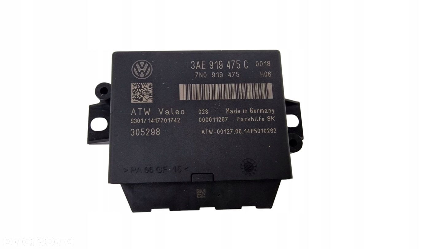 VW AUDI MODUŁ STEROWNIK PDC PARKOWANIA 3AE919475C - 1