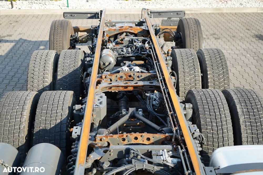 Mercedes-Benz AROCS 3248 / 8X4 / TRIDEM / ȘASIU 8M / DIRECȚIE ȘI PUNȚĂ RIDICABILĂ / RETARDER - 20