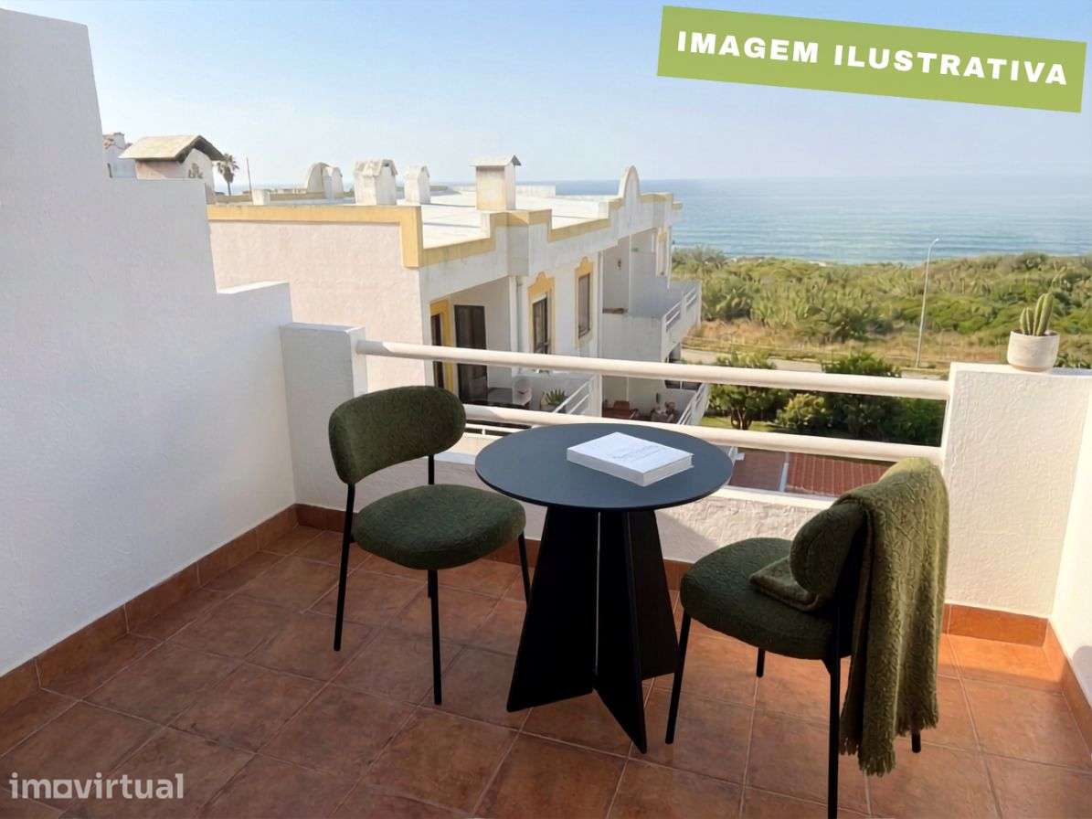 Apartamento T2 totalmente renovado com vista mar em primeira linha - Grande imagem: 3/22