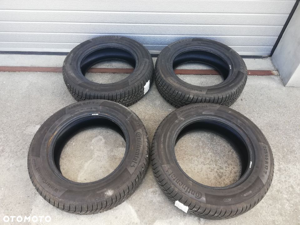 OPONY ZIMOWE 4SZT CONTINENTAL WINTER CONTACT TS850P 225/65 R17 2018R 6,3MM - 4