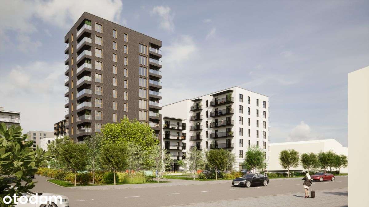 3-pokojowe mieszkanie 53m2 + balkon Bezpośrednio