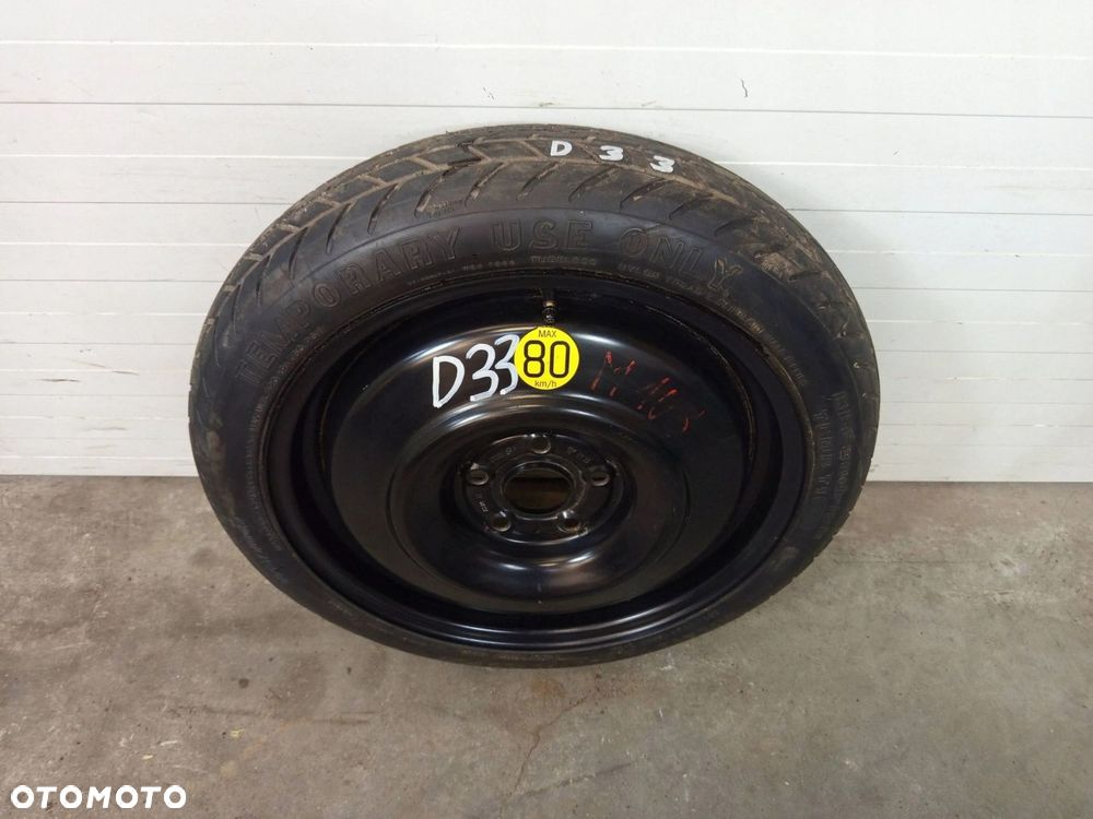 KOŁO DOJAZDOWE TOYOTA AURIS I 1 4JX17 ET39 5X114.3 125/70R17 2170602 - 2