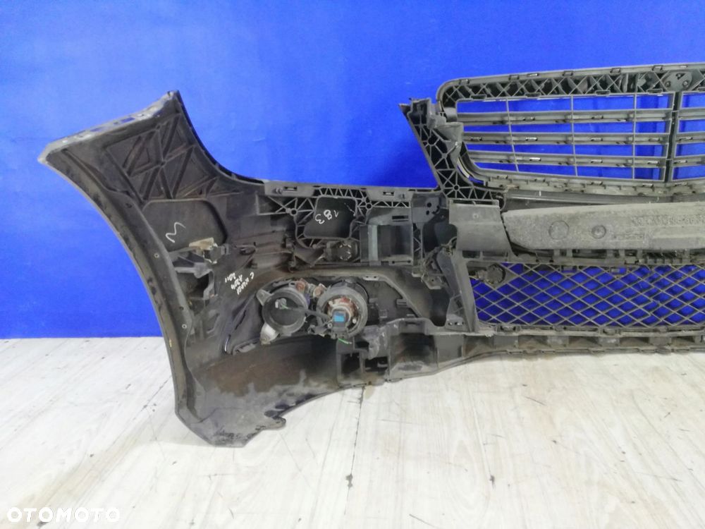 Mercedes C Klasa W204 Lift C183 zderzak grill przód przedni PDC 11/14r - 7