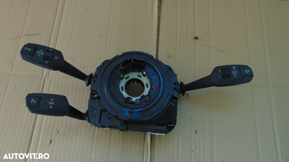 Maneta semnalizare,pilot,stergatoare,banda volan BMW X5 E70 an 2007 cod 912237402 - 2