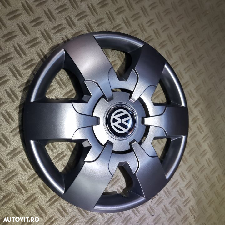 Capace roti VW r16  la set de 4 buc,Capace janta aliaj,Embleme - 3