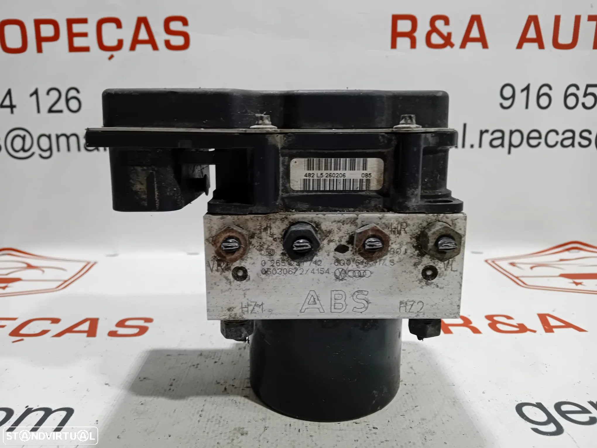 Módulo Abs Seat Ibiza 6L 1 VW Polo 9N1 0265800511 Original - 5