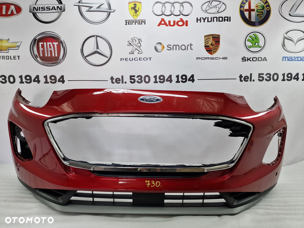 FORD PUMA MK2 II TITANIUM 19- ZDERZAK PRZEDNI PRZÓD NA 6X PDC + GÓRNE WZMOCNIENIE ZDERZAKA , NR L1TB-17757-A-PIA-01 , NR AUKCJI NZ730