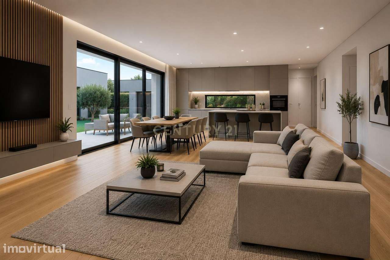 Moradia T3 Térrea Moderna com Garagem e Jardim em Gandra - Grande imagem: 2/21