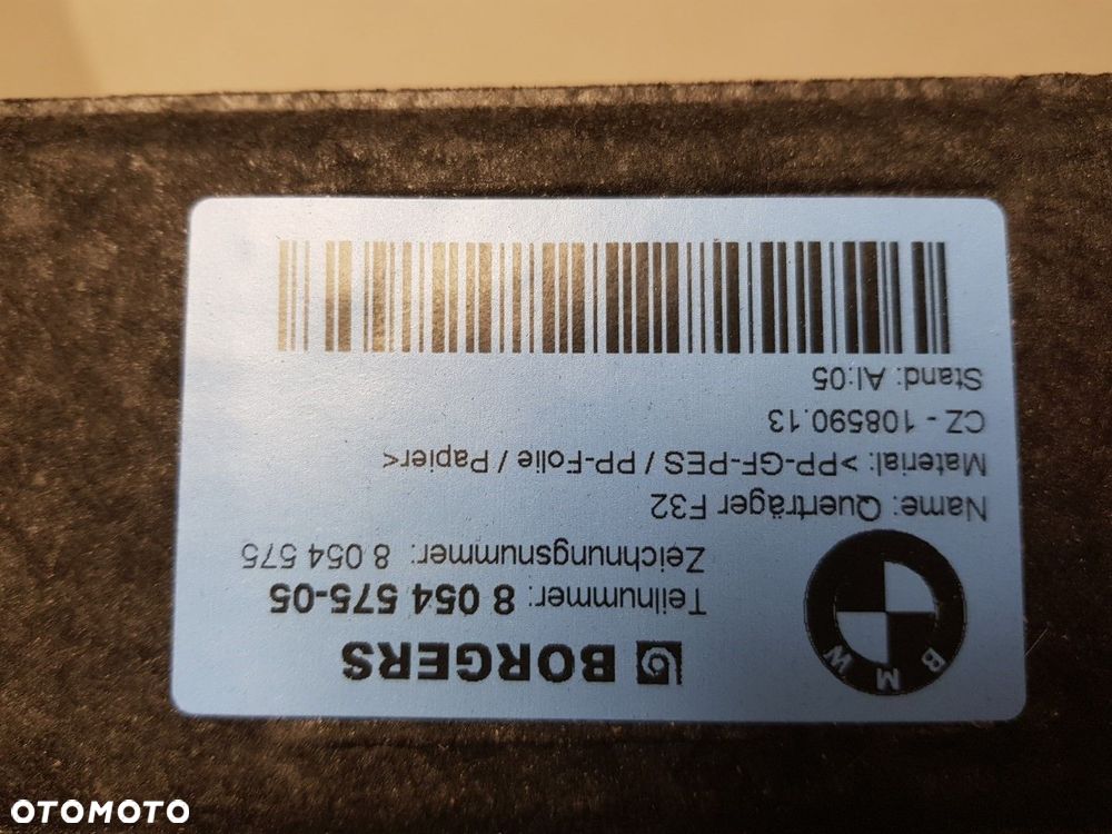NOWY ORYGINALNY WSPORNIK BELKA DOLNA PRZEDNIA ZDERZAKA PRZÓD BMW F32 F33 F36 M-PAKIET 8054575 - 3