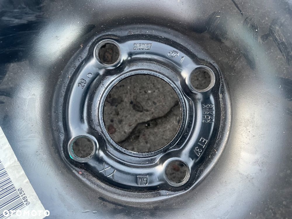 Koło zapasowe 16 cali dojazdowe 4*100 Opel Toyota Renault Suzuki - 2