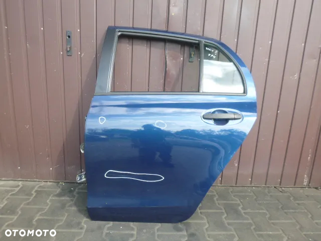 DRZWI LEWY TYŁ LEWE TYLNE TOYOTA YARIS II 8P4 05-09 KOMPLETNE - 2