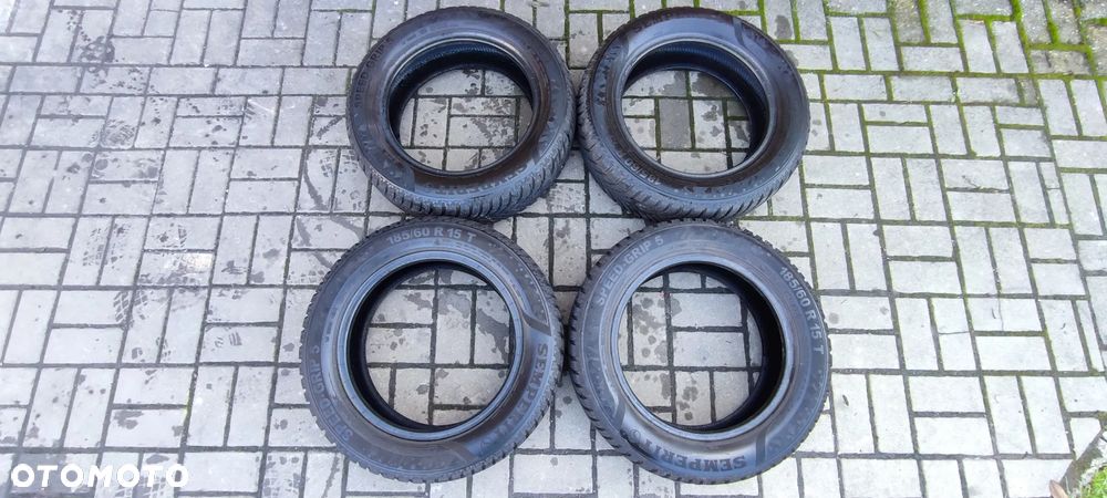 OPONY ZIMOWE 185/60R15T SEMPERIT SPEED GRIP 5 (1923) 7mm ZIMA KOMPLET 4 SZTUKI - 2