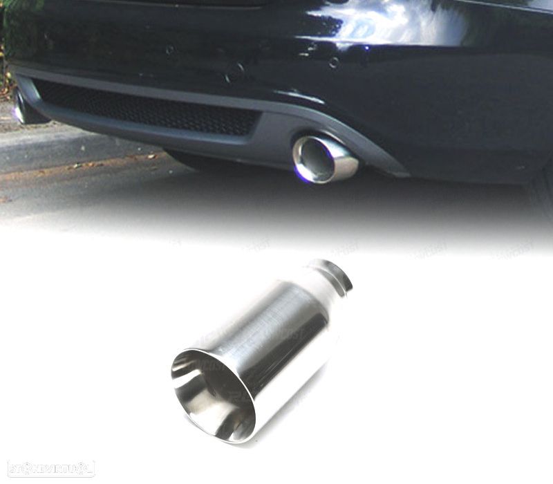 PONTEIRA DE ESCAPE INOX REDONDA DE 100 MM - 1