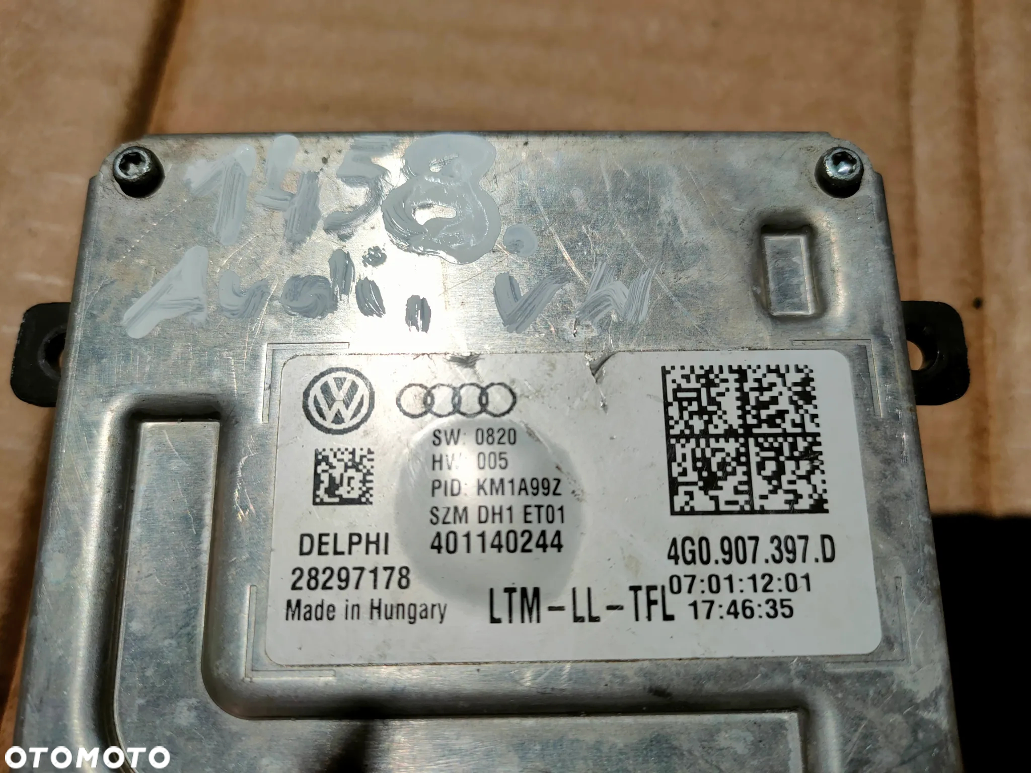 Przetwornica Audi,VW  nr.4G0907397D - 2