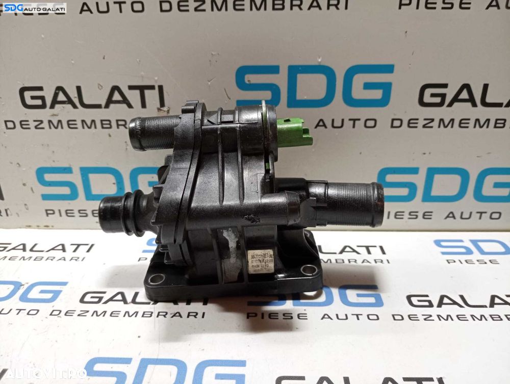 Corp Carcasa Termostat Racire cu Senzor Temperatura Apa Ford Fusion 1.6 TDCI 2002 - 2012 Cod 9647767180 [M5458]