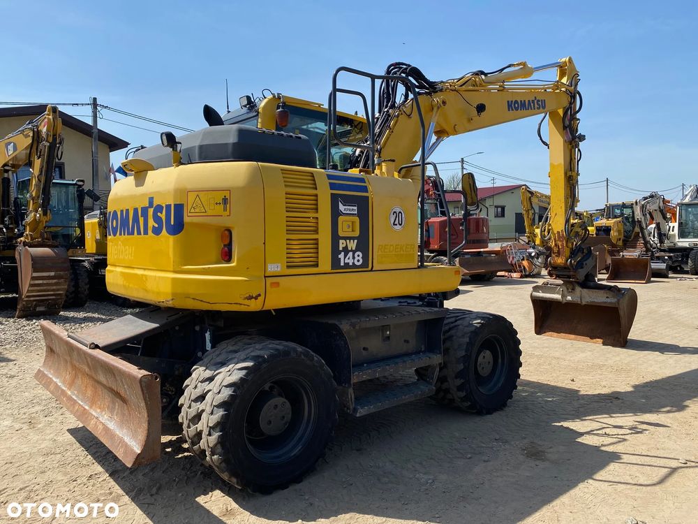 Komatsu PW148 -8, 2015 ROK, KRÓTKI TYŁ, Z NIEMIEC, SERWISOWANA W KOMATSU - 7