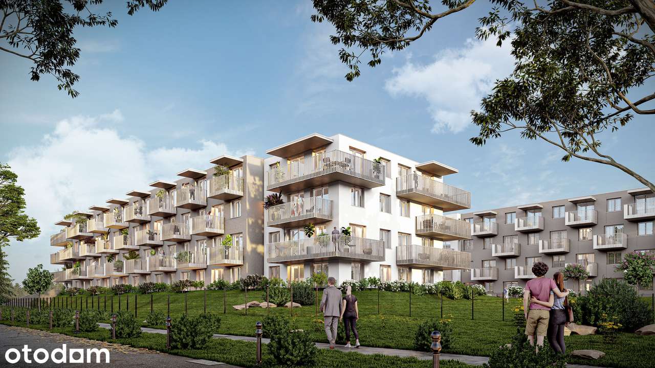 3-pokojowe mieszkanie 51m2 + balkon Bezpośrednio