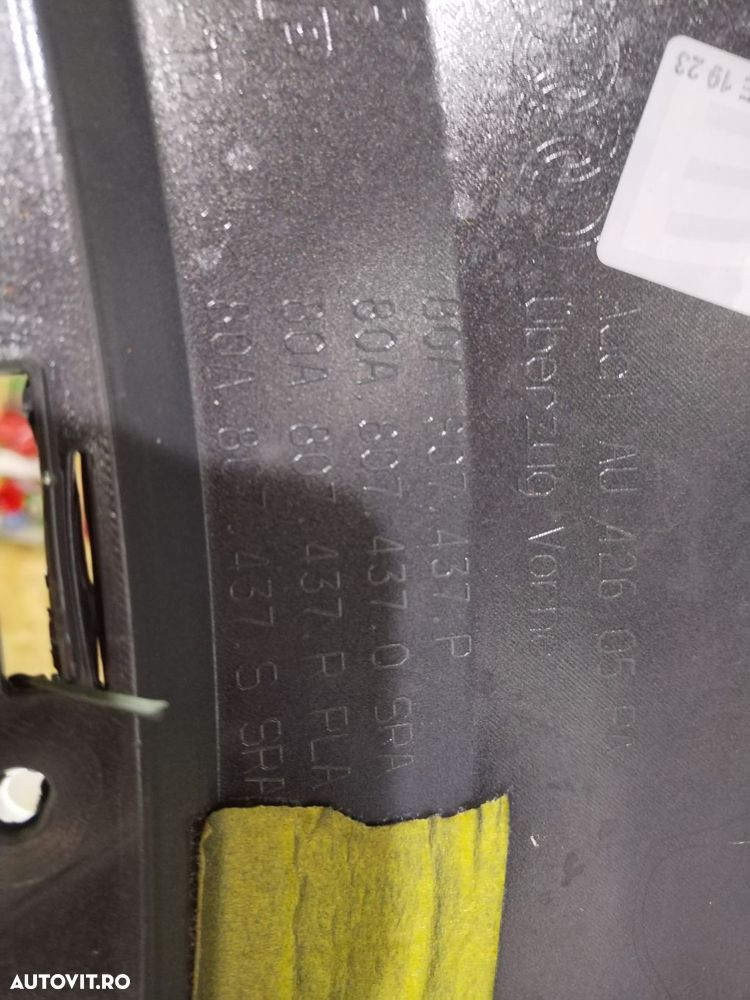 Bara fata Audi Q5 S-Line, SQ5, 2020, 2021, 2022, 2023, 2024, cod origine OE 80A807437P. - 17