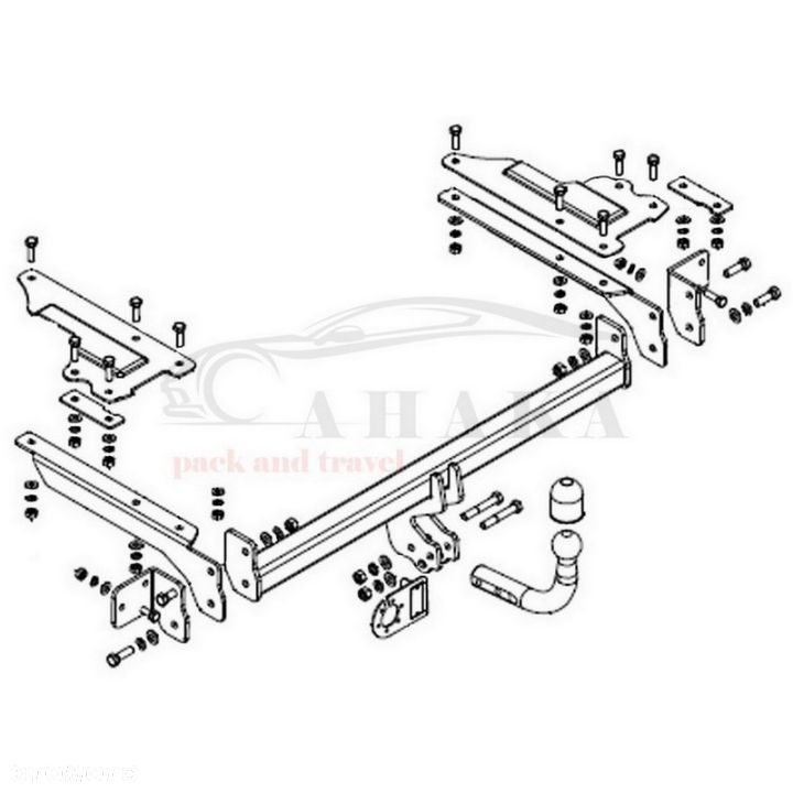 Hak Holowniczy Odkręcany Do Honda Civic (5 Drzwi) 2001-2005 - 4