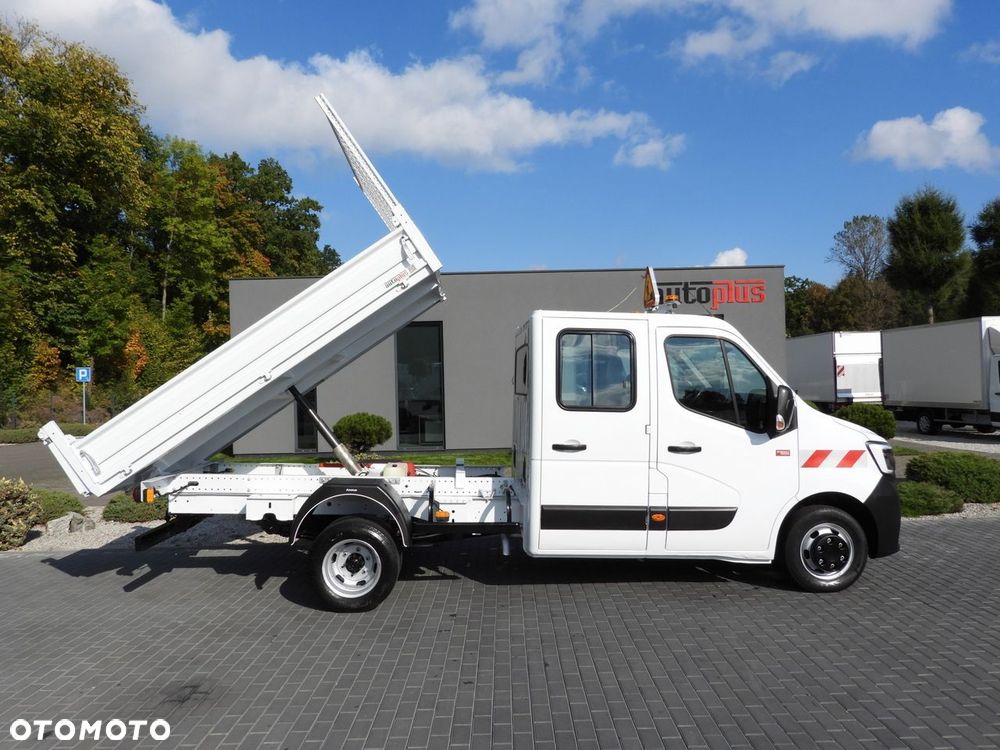 Renault MASTER WYWROTKA PODWÓJNA KABINA DOKA 6 MIEJSC TEMPOMAT LEDY BLIŹNIACZE KOŁA KLIMATYZACJA  165KM - 8