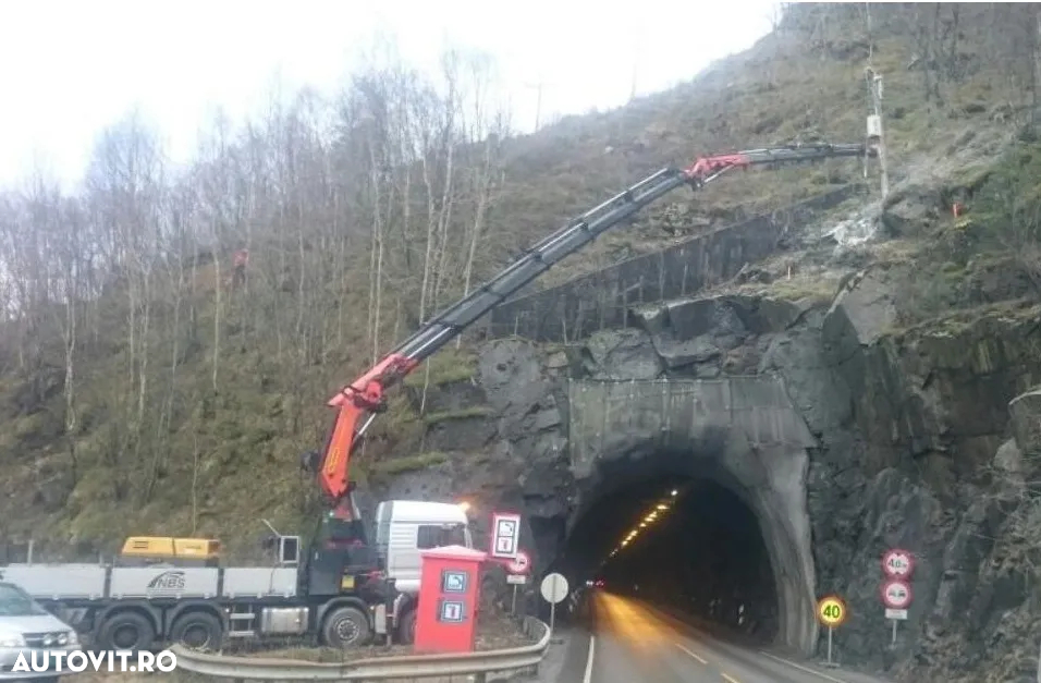 MAN TGS 41.480 / 8X6 / CUTIE + HDS PALFINGER PK 92002-SH F + FLY JIB 170 E / REACH 34 M / ÎNCĂRCARE MAX. 26.000 KG / RADIOCOMANDĂ / 5 SUPORTURI / 7 FUNCȚII / FULL SERVICE MAN / FULLINGER - 8