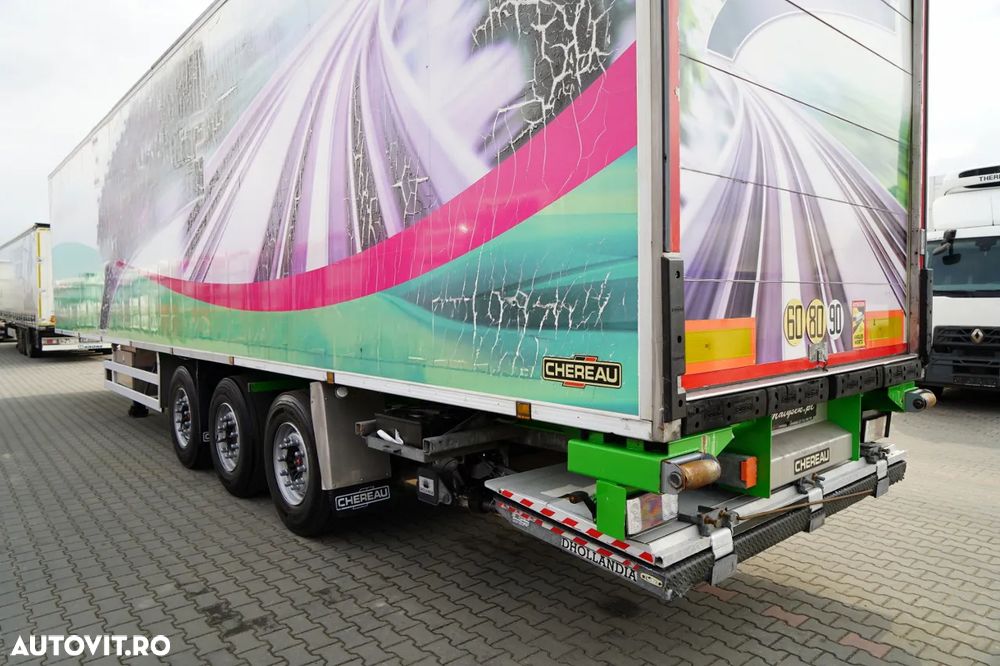 Chereau REFRIGERAT / THERMO KING SLXE 400 / AXĂ RIDICATĂ / DHOLLANDIA LIFT 3.000 KG / OBLOANĂ ELECTRICĂ / SAF - 11