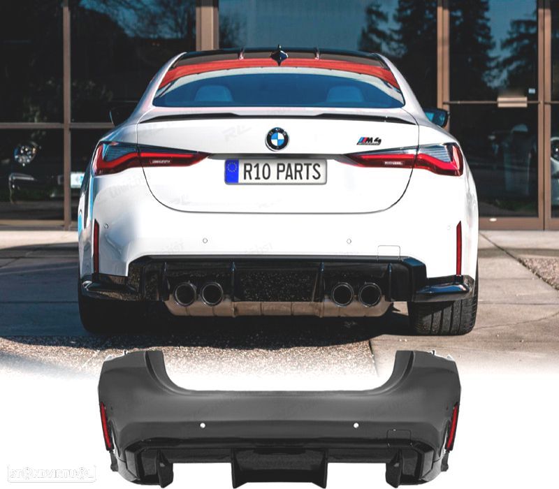 PARA-CHOQUES TRASEIRO BMW G22 20- LOOK M4 PDC - 1