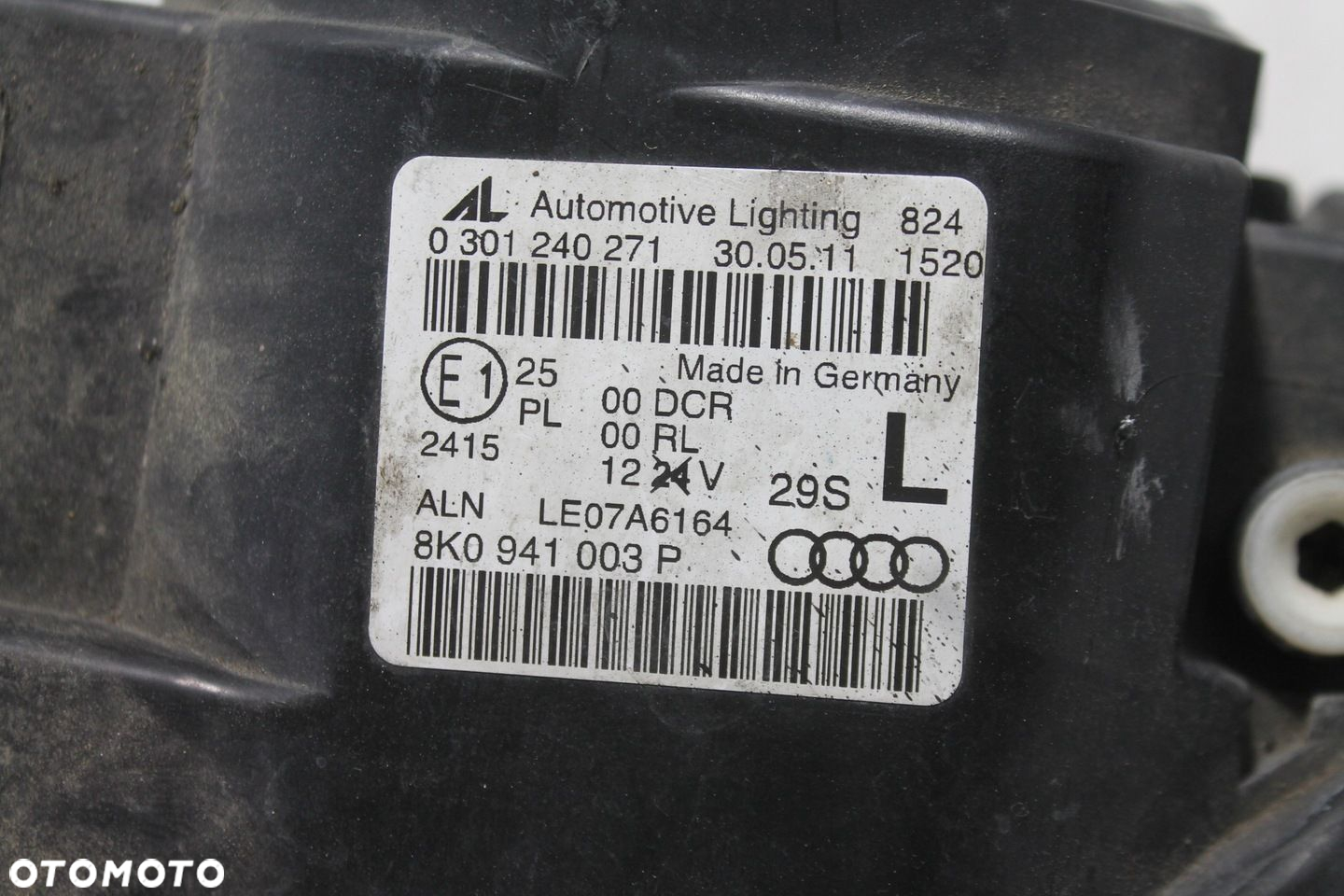 LAMPA LEWY PRZÓD XENON 8K0941003P A4 B8 07-11 EU - 5