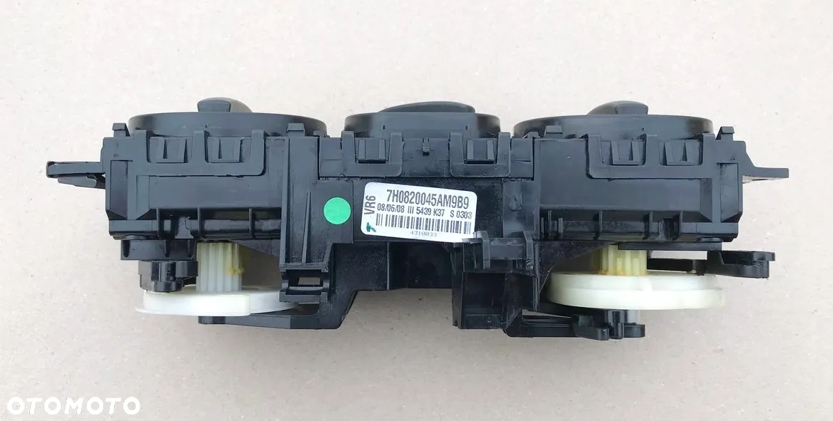 PANEL NAWIEWU PRZEŁĄCZNIK KLIMATYZACJI DMUCHAWY CZĘŚCI VW T5 CARAVELLE DOKA TRANSPORTER 7H0820045AM9B9 - 3