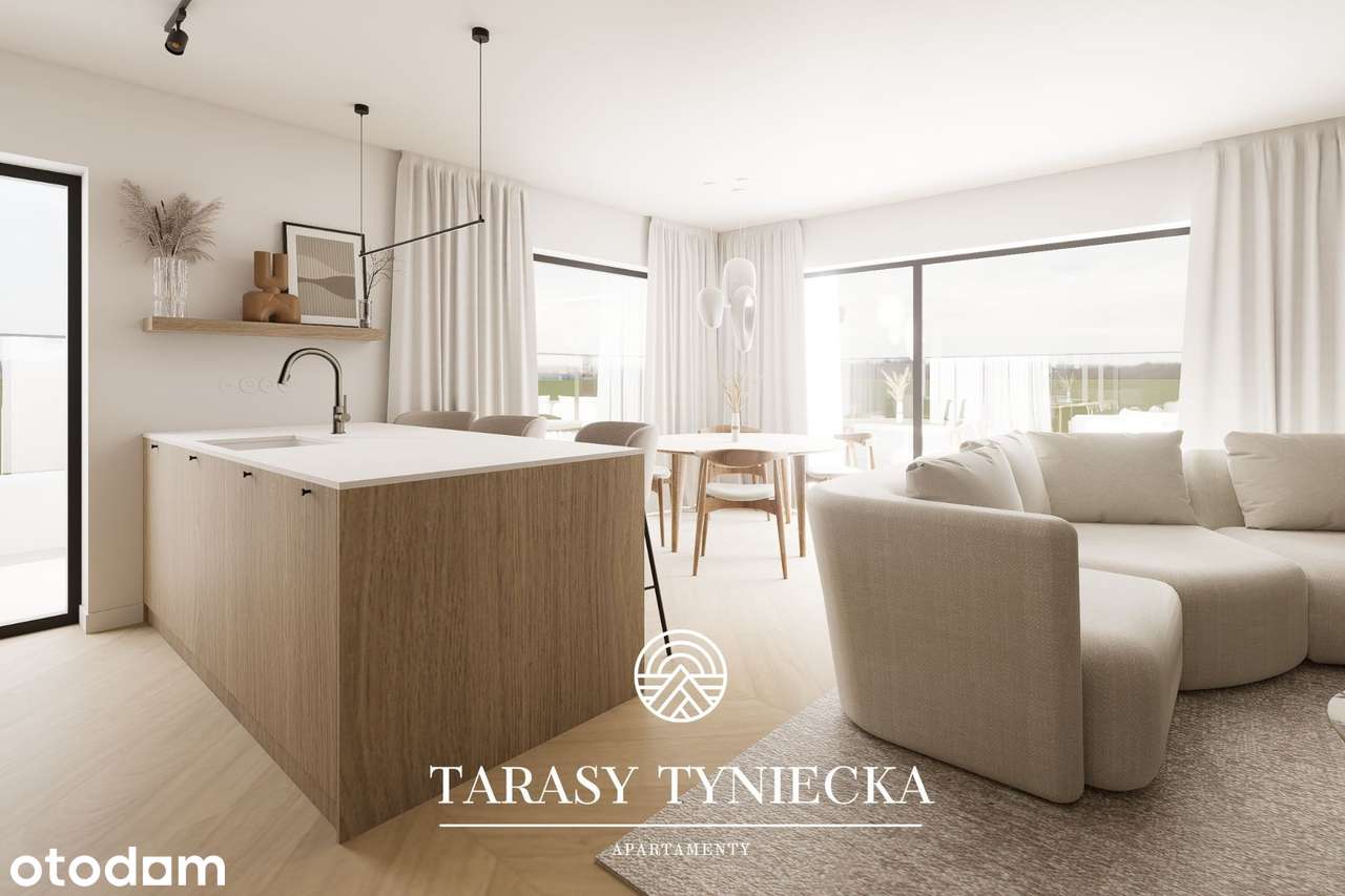 121 m² • 2 poziomy • Taras 22 m² • Tarasy Tyniecka Skawina