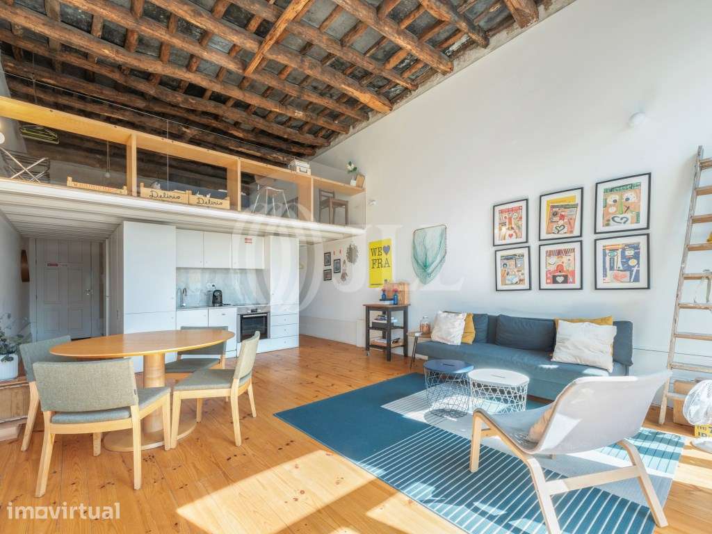 Apartamento T1 com mezanino, na Baixa do Porto - Grande imagem: 4/30