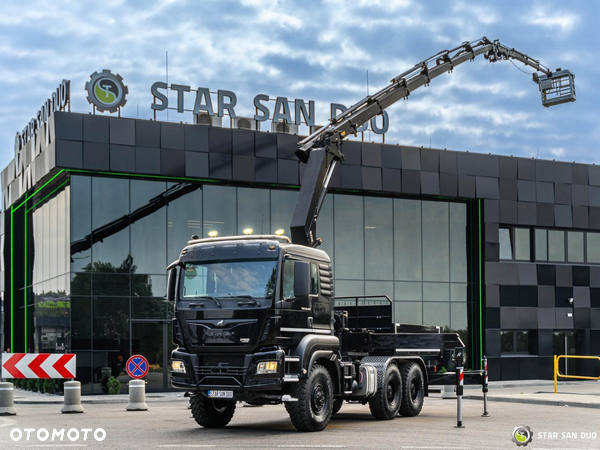 MAN MAN TGS 26.420 6x6 HMF 3000 K6 Fly Jib Kosz Roboczy Obrotnica Energetyka